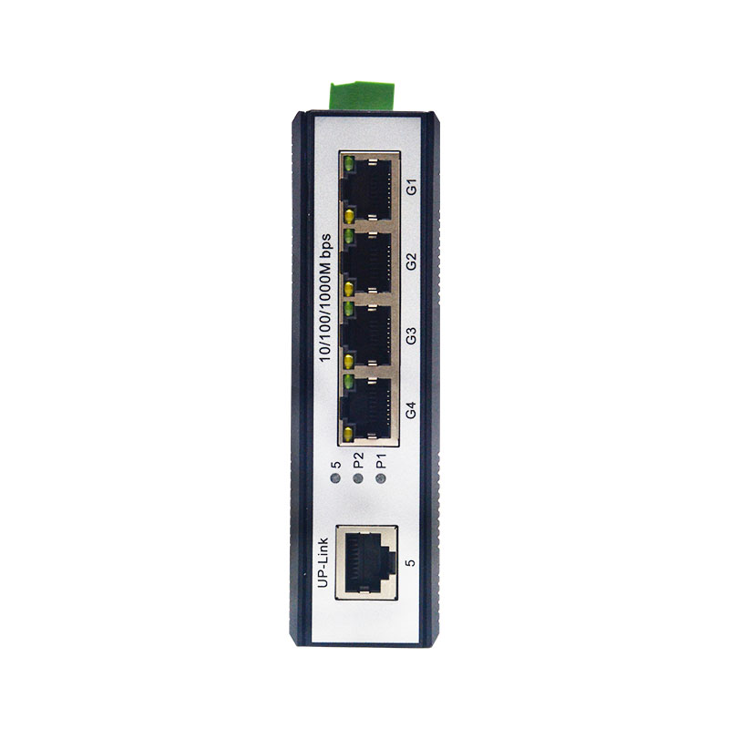 4 Port 100Mbps Ethernet Industrial POE Switch DIN-Rail