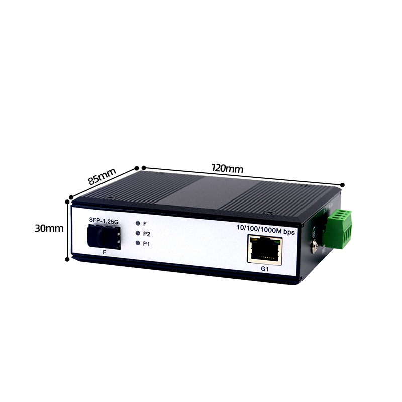 1 Port SFP 1/2/4 Port Gigabit Ethernet Industrial POE Switch DIN-Rail