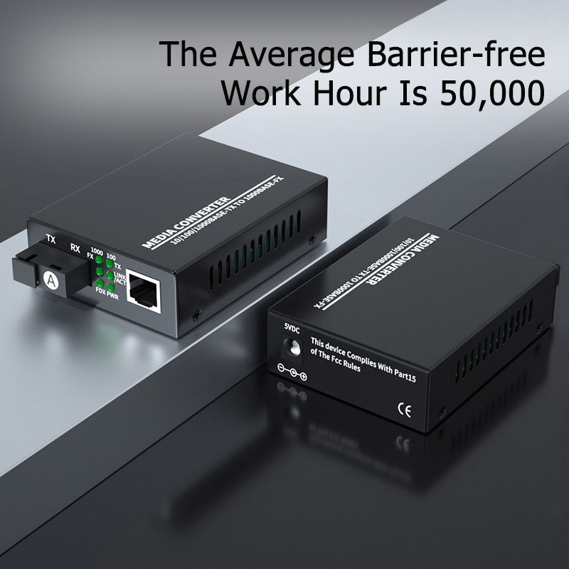 1 Port SC 1 RJ45 Gigabit Fiber Media Converter(图2)