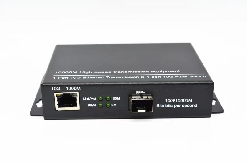  10G Fiber Media Converter with SFP