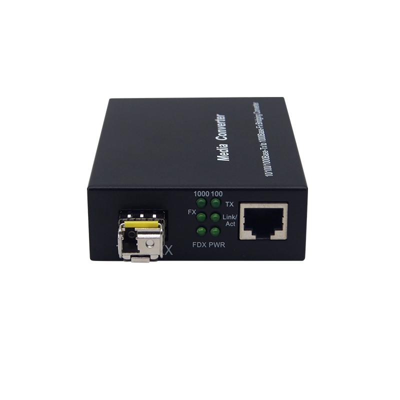 1 port SFP Gigabit Fiber Media Converter