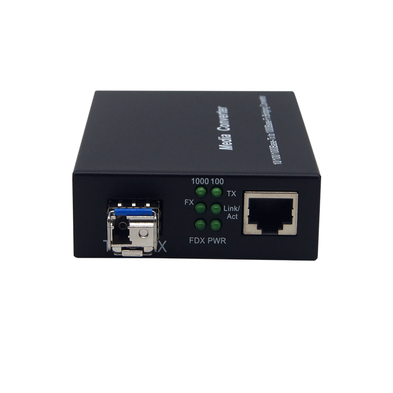 1 port SFP Gigabit Fiber Media Converter