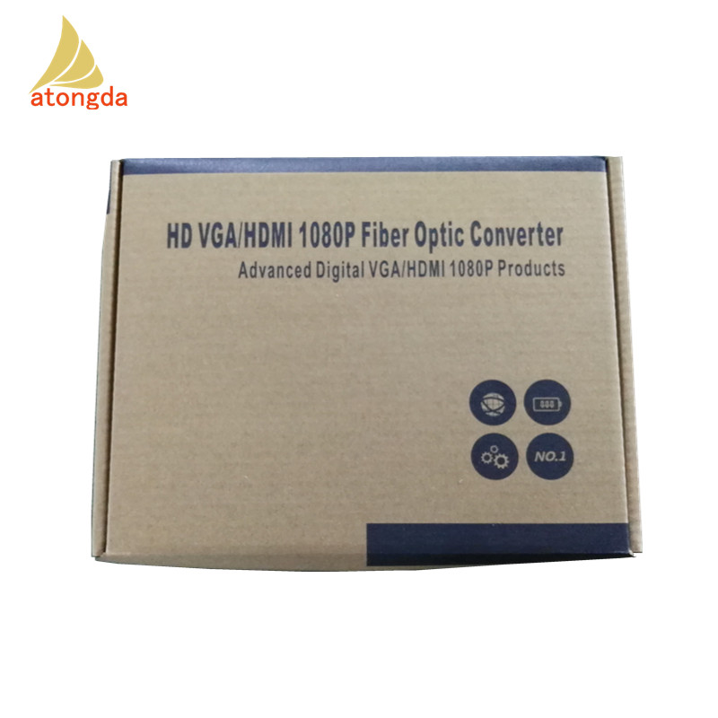  Fiber to VGA Converter 