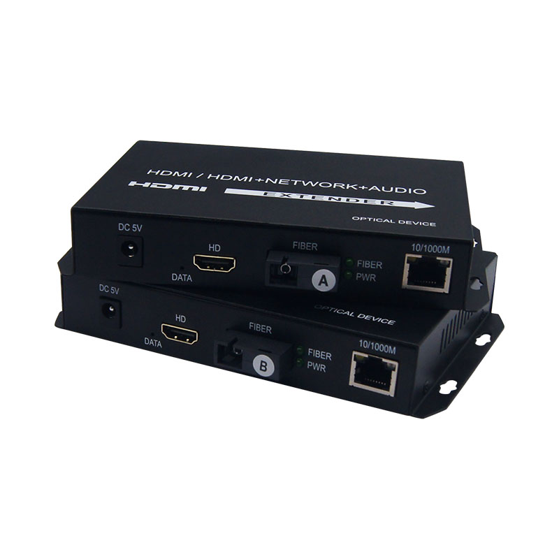 With Rj45 Port Fiber to  HDMI Converter 20km