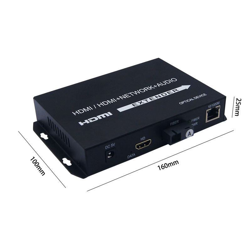 With Rj45 Port Fiber to  HDMI Converter 20km