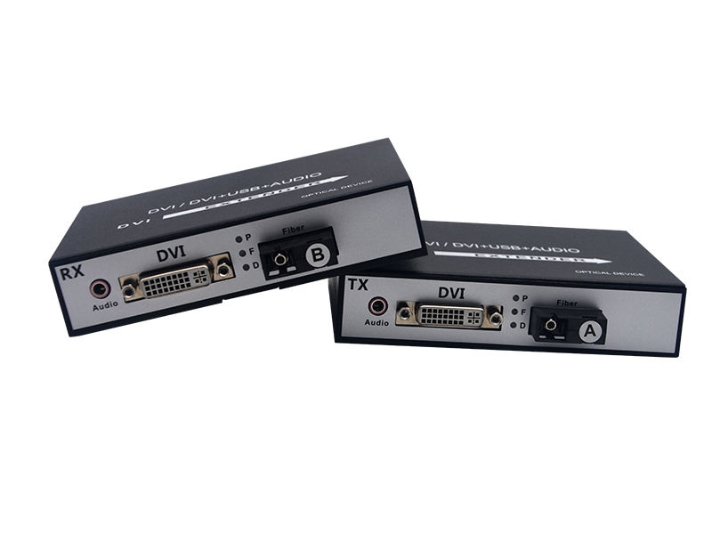  Fiber to DVI Converter 