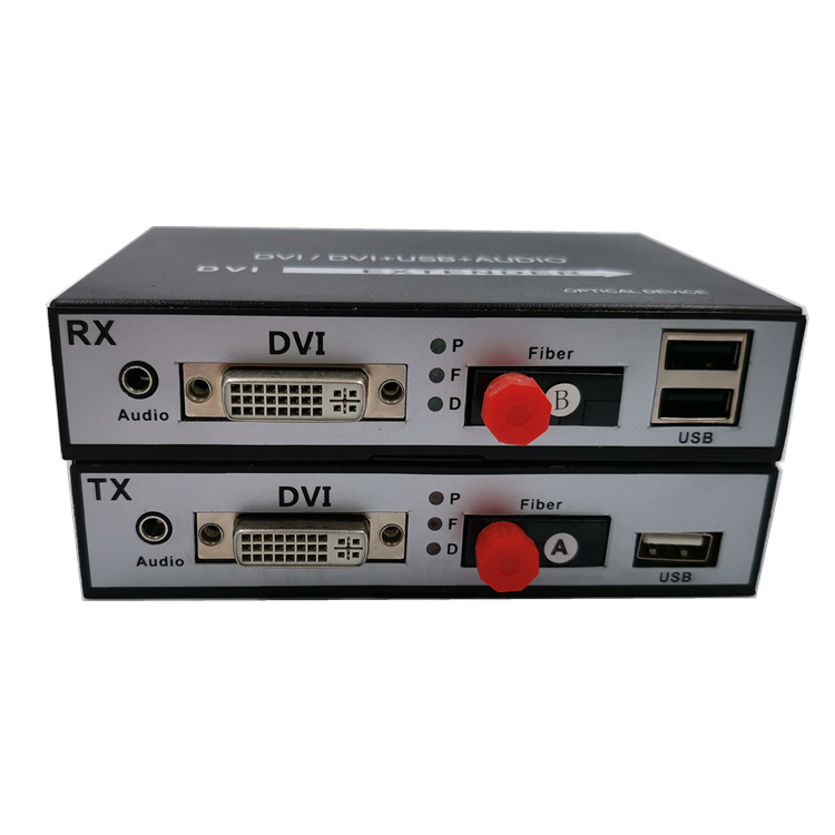  With USB Fiber to DVI Converter (图1)